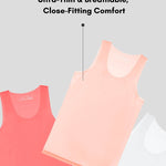 Men's Ice Silk Sporty Cut Quick-Dry Lightweight Cooling  Activewear Tops