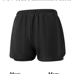 Men's Quick Dry Double Layer Mesh Breathable UPF Drawstring Swimming Boxers