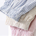 3 Pack Men's Striped Print Relaxed Fit & Breathable Lounge Home Shorts