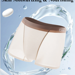 3 Pack Men's Mulberry Silk 10A Antibacterial Ice Feel Satin Light Luxury Trunks