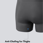 2 Pack Men's Seamless Ice Silk Smooth Touch Antibacterial Boxer Briefs