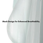 Men's Sheer Elegance Mesh Panels Breathable One-Piece Seamless Trunks
