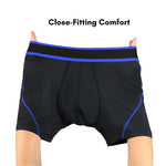 3 Pack Men's Mesh Sport Boxer Briefs – Anti-Chafing with Dual Pouch Support