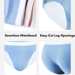 4 Pack Men's Seamless Quick-Dry with Enhancing U-Pouch Briefs