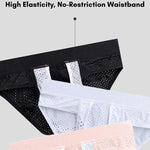 2 Pack Men's Mesh Sport Separate Pouch Breathable Lift & Support Design Briefs
