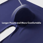 2 Pack Men's Anti-Chafing Seamless Breathable U-Pouch Boxer Briefs