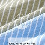 4 Pack Men's Pure Cotton Loose-Fit Antibacterial Home Sleep Boxer Shorts