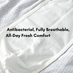 4 Pack Men's Pure Cotton Loose-Fit Antibacterial Home Sleep Boxer Shorts