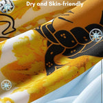 4 Pack Men's Stylish Print Ice Silk Breathable & Antibacterial Briefs