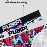2 Pack Men's Printed Sexy & Trendy Low-Rise Breathable Casual Briefs