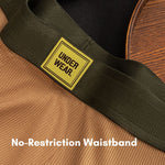 4 Pack Men's Soft Ribbed Textured Antibacterial & Breathable Trunks