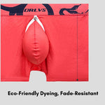 Men's Detachable Pouch Easy-Access Open Fly Modal Split-Crotch Boxers Briefs