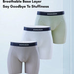 4 Pack Men's Antibacterial Breathable & Comfortable Soft Touch Midway Briefs
