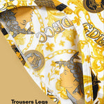 4 Pack Men's Stylish Print Ice Silk Breathable & Antibacterial Briefs