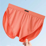 2 Pack Men's Sport with Detachable Pouch Quick-Dry Mesh Side Vent Boxers Briefs
