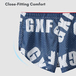 2 Pack Men's Breathable Mesh Ultra-Soft Lightweight & Airy Boxer Shorts