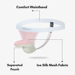 3 Pack Men's Cooling Airflow Contoured Pouch Skin-Friendly Strings