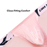 2 Pack Men's Ultra-Soft Modal Seamless Comfort Sporty Cut Stay-Cool Bikini