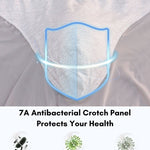 4 Pack Men's Antibacterial Breathable & Comfortable Soft Touch Midway Briefs
