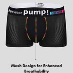 2 Pack Men's Athletic Mesh Trunks with Sculpted Pouch and Stretch Fit