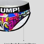 2 Pack Men's Printed Sexy & Trendy Low-Rise Breathable Casual Briefs