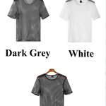 Men's Fishnet Hollow Out Breathable High Elastic Activewear Tops