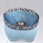 2 Pack Men's Anti-Chafing Soft Cotton Front Opening & Separate Pouch Midway Briefs