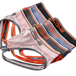 3 Pack Men's Trendy Sexy Seamless Comfort Supportive Fit Jockstrap