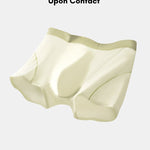 3 Pack Men's Seamless & Comfortable Mid-Rise Icy Silk Trunks