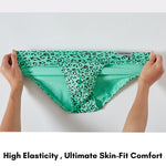 3 Pack Men's High Stretch Leopard Style Sexy Low-Rise Briefs