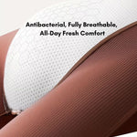 4 Pack Men's Seamless Premium Ice Silk Mesh Breathable Boxer Briefs