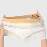 3 Pack Men's Seamless & Comfortable Mid-Rise Icy Silk Trunks