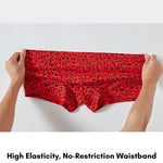 3 Pack Men's Leopard Cotton Breathable & Low-Rise Trunks