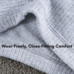 2 Pack Men's Ultra-Soft Premium Pure Cotton Comfy Waistband Seamless Trunks