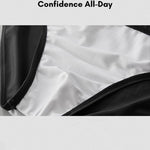 2 Pack Men's Durable Stretch Snug Fit Quick-Dry Seamless Swim Briefs