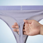 4 Pack Men's Second-Skin Feel 3D Pouch Cooling Touch Thongs
