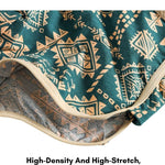 3 Pack Men's Vintage Print Cotton Comfy Waistband Soft Touch Trunks