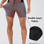 Men's Double-Layer Moisture-Wicking Compression Activewear Tights