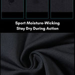 3 Pack Men's Quick-Dry Compression Breathable Activewear Tights