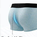 2 Pack Men's Bamboo Fiber Separate Pouch Antibacterial Breathable Briefs