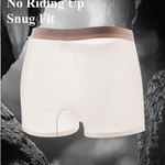 3 Pack Men's Mulberry Silk 10A Antibacterial Ice Feel Satin Light Luxury Trunks