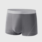 3 Pack Men's Seamless & Comfortable Mid-Rise Icy Silk Trunks