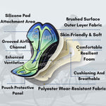 Men's Breathable Mesh High-Elasticity Foam Pad Quick-Dry Activewear Tights