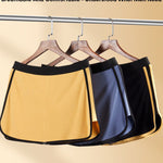 2 Pack Men's Loose-Fit Home Shorts with Breathable Built-in Brief Liner