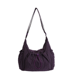 HARLOW™ – Plaid Drawstring Cloud Hobo Bag