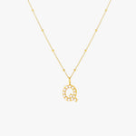 Pearl Initial Pendant Necklace