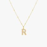 Pearl Initial Pendant Necklace