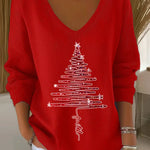Monica | Elegant Christmas Knit Top
