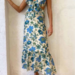 Briella | Floral Ruffle Dress