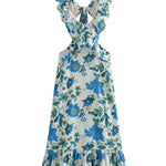 Briella | Floral Ruffle Dress